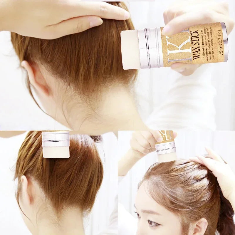 Long-Lasting Waterproof Hair Wax Stick for Finishing Touches and Styling