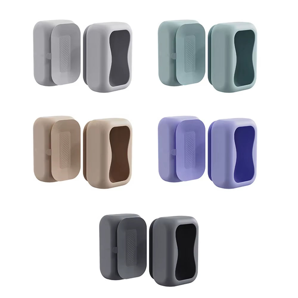 Silicone Tissue Box with Suction Cup - Stable and Large Capacity for Home and Vehicle Use