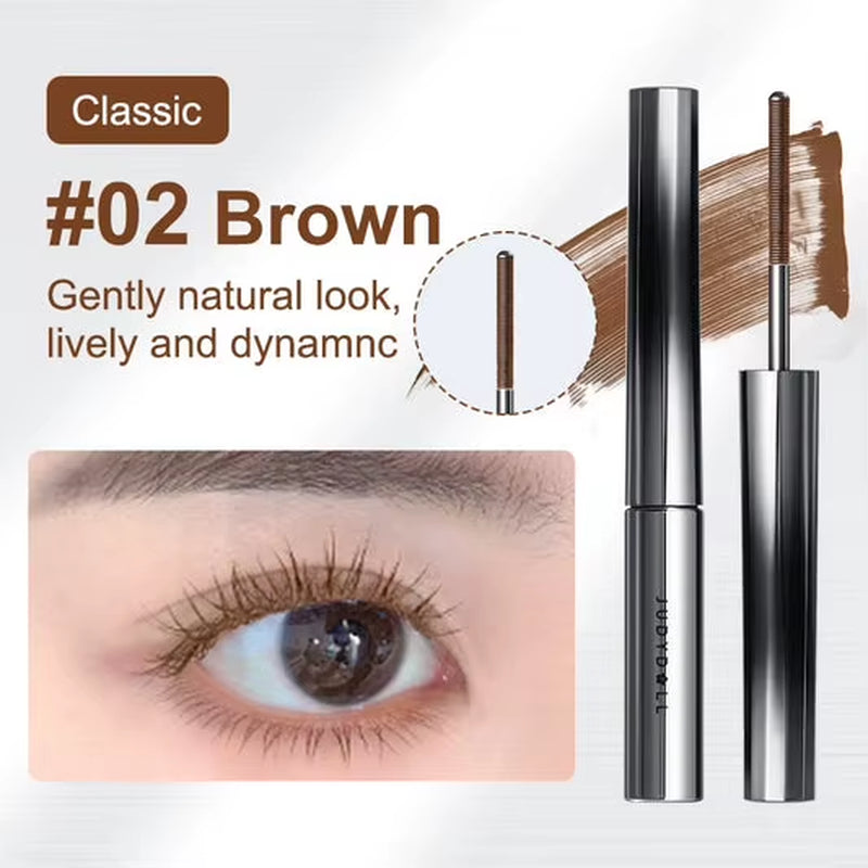 3D Curling Eyelash Mascara - Black & Brown, Lengthening, Waterproof, Smudge-Proof Formula