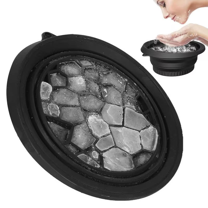 Portable Facial Ice Bath Bowl for Skin Care Treatments - Ideal for Home and Travel Use