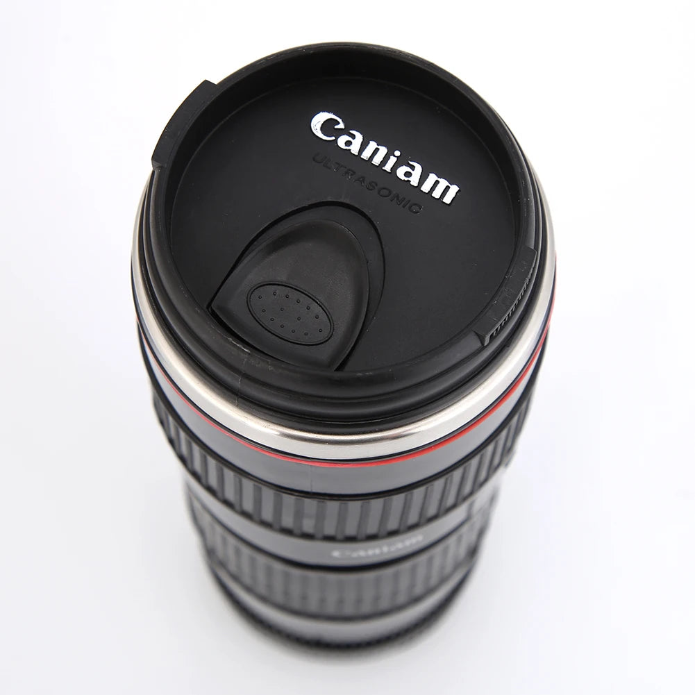 Creative Stainless Steel SLR Camera Lens Mug - Perfect Gift for Coffee Lovers (50-400ml)
