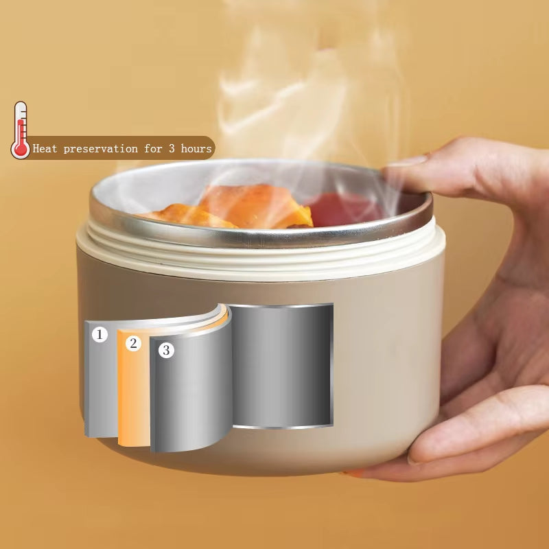 Professional Insulated Portable Lunch Box Set - Stackable Bento Box for Adults and Children, Ideal for School, Picnics, and Food Storage