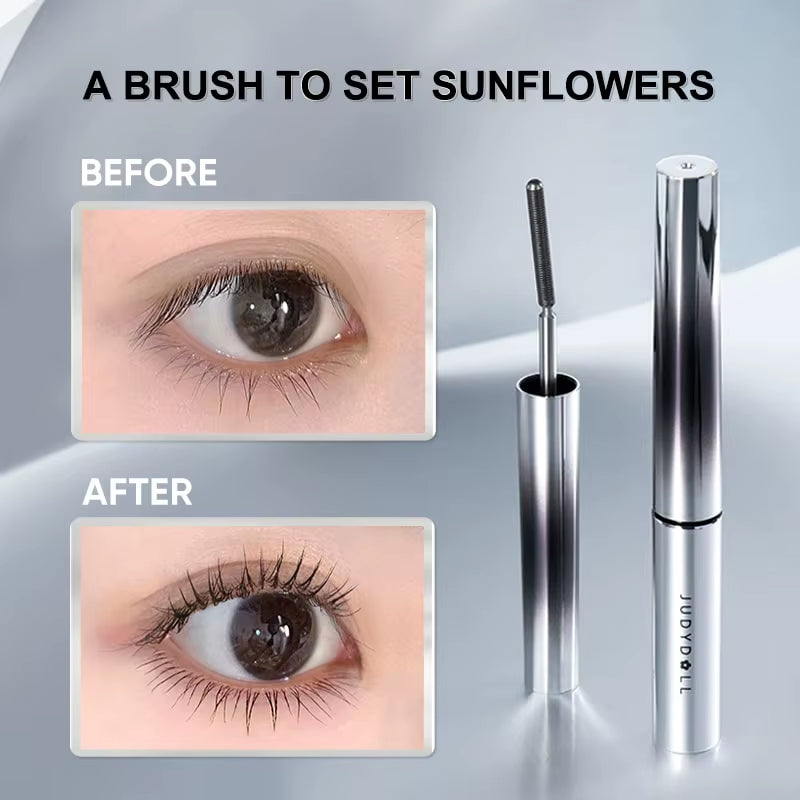 3D Curling Eyelash Mascara - Black & Brown, Lengthening, Waterproof, Smudge-Proof Formula