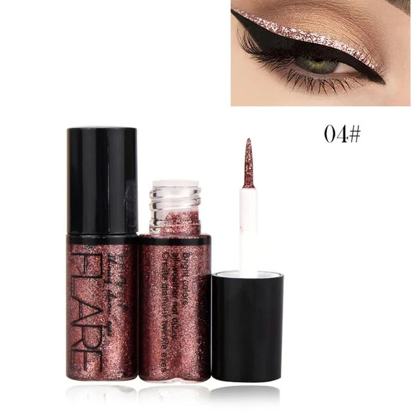 Professional Waterproof Liquid Eyeliner Pen - Fast Drying Black Double-Ended Cosmetic Eyeliner