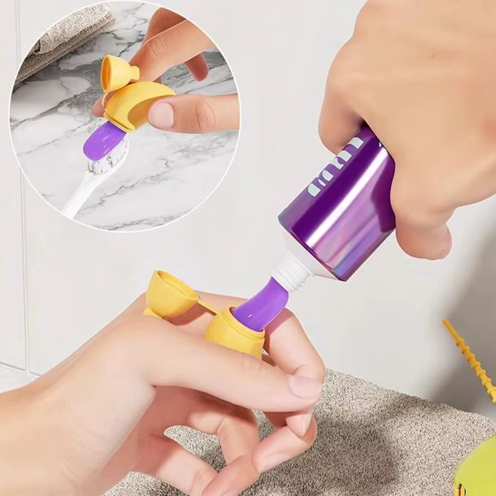 Portable Toothbrush Holder - Essential Travel Toothbrush Protective Cap with Cute Banana Design for Hiking and Camping, ABS Dust Cap Case