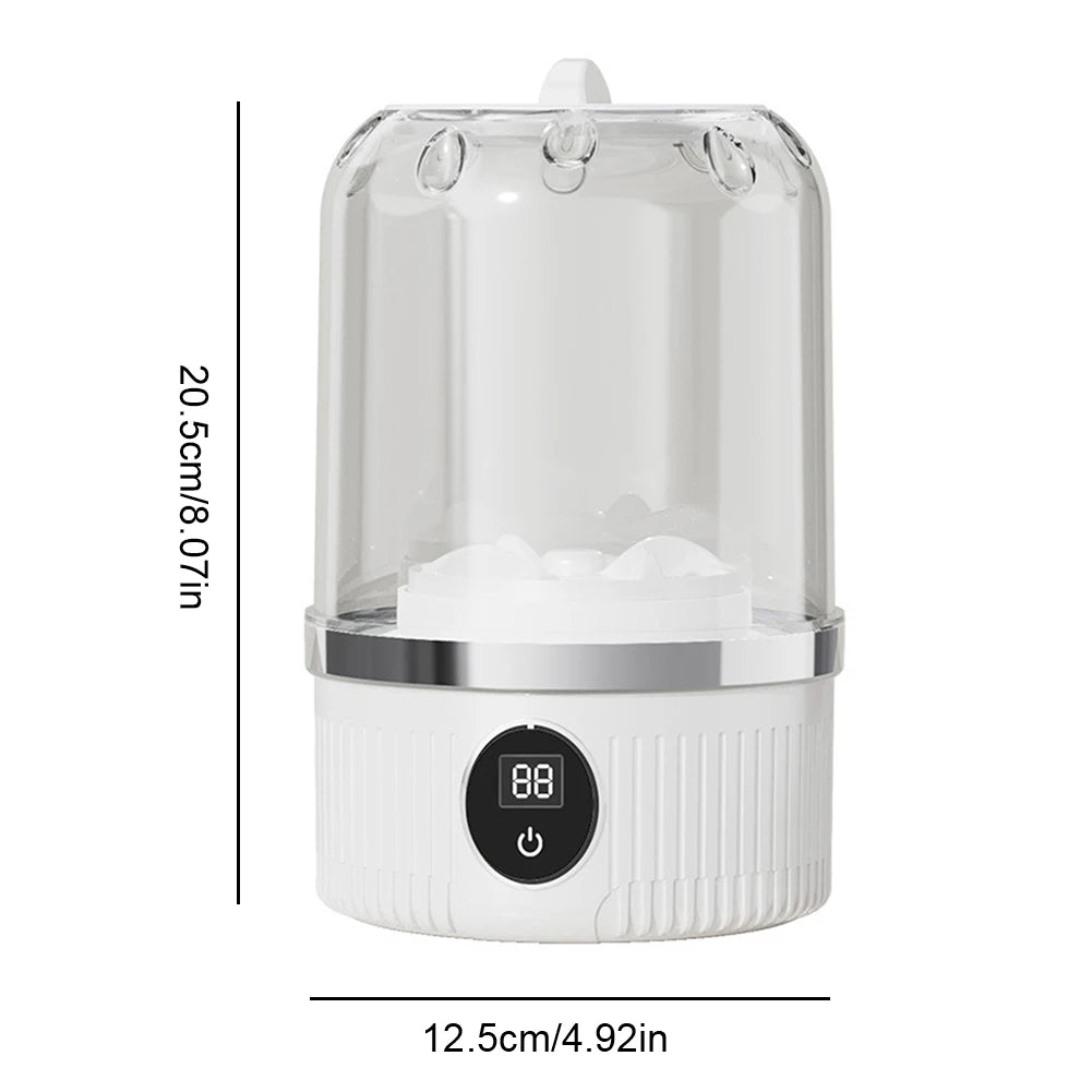 Rechargeable Mini Electric Underwear Washer - 1L Portable Wireless Laundry Machine for Socks and Small Garments