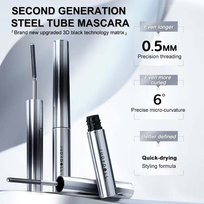 3D Curling Eyelash Mascara - Black & Brown, Lengthening, Waterproof, Smudge-Proof Formula