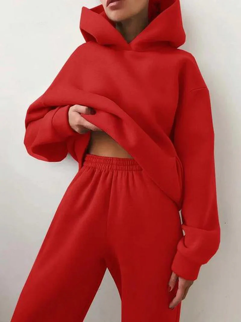 Chic Two-Piece Tracksuit Set for Ultimate Comfort and Style