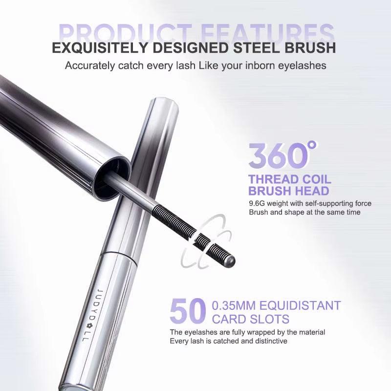 3D Curling Eyelash Mascara - Black & Brown, Lengthening, Waterproof, Smudge-Proof Formula