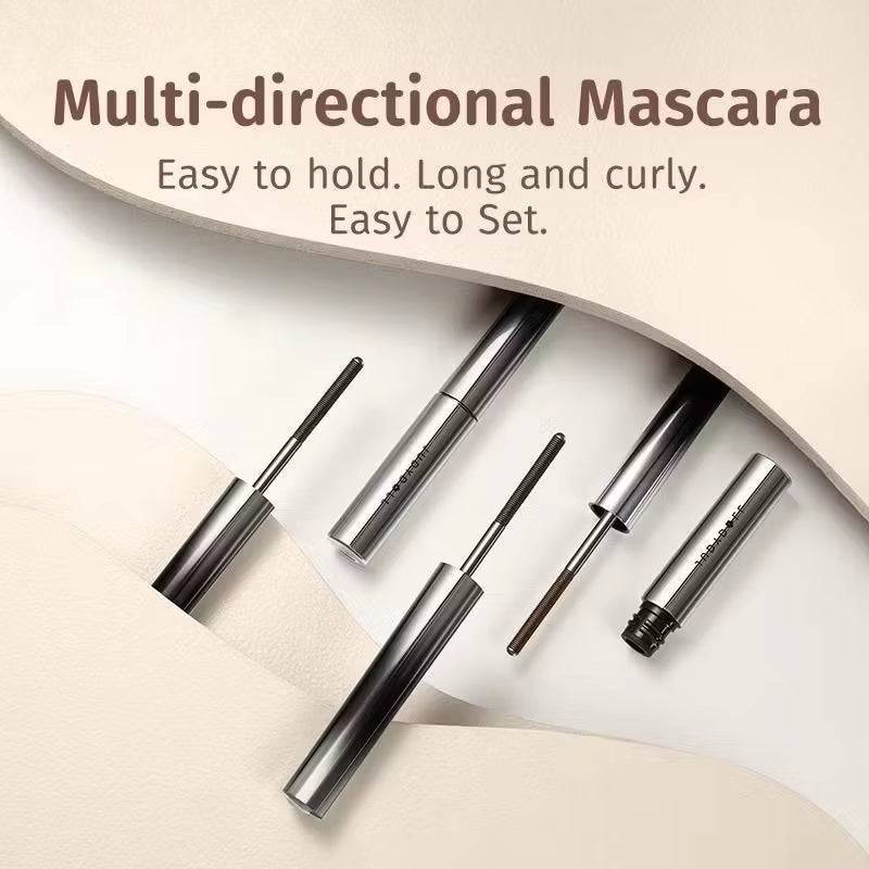 3D Curling Eyelash Mascara - Black & Brown, Lengthening, Waterproof, Smudge-Proof Formula