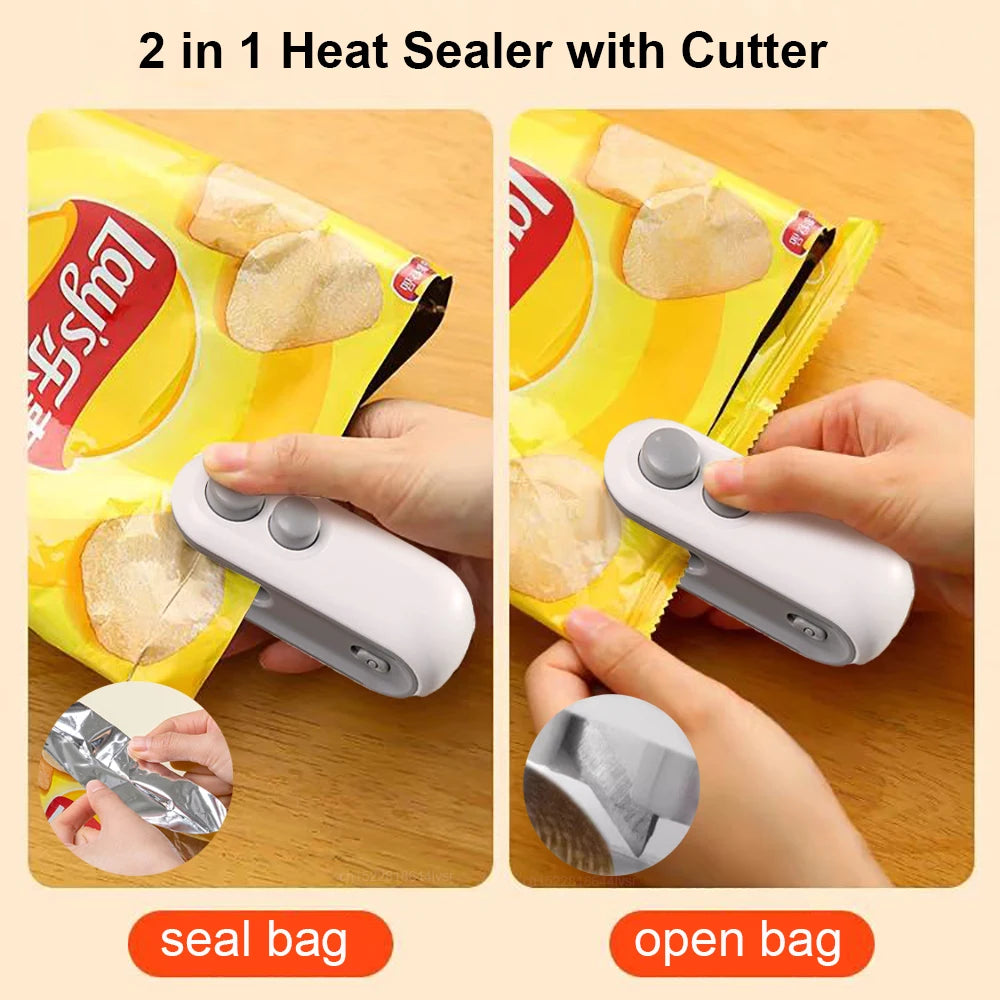 Handheld Mini Heat Bag Sealing Machine for Food Packaging and Plastic Bags