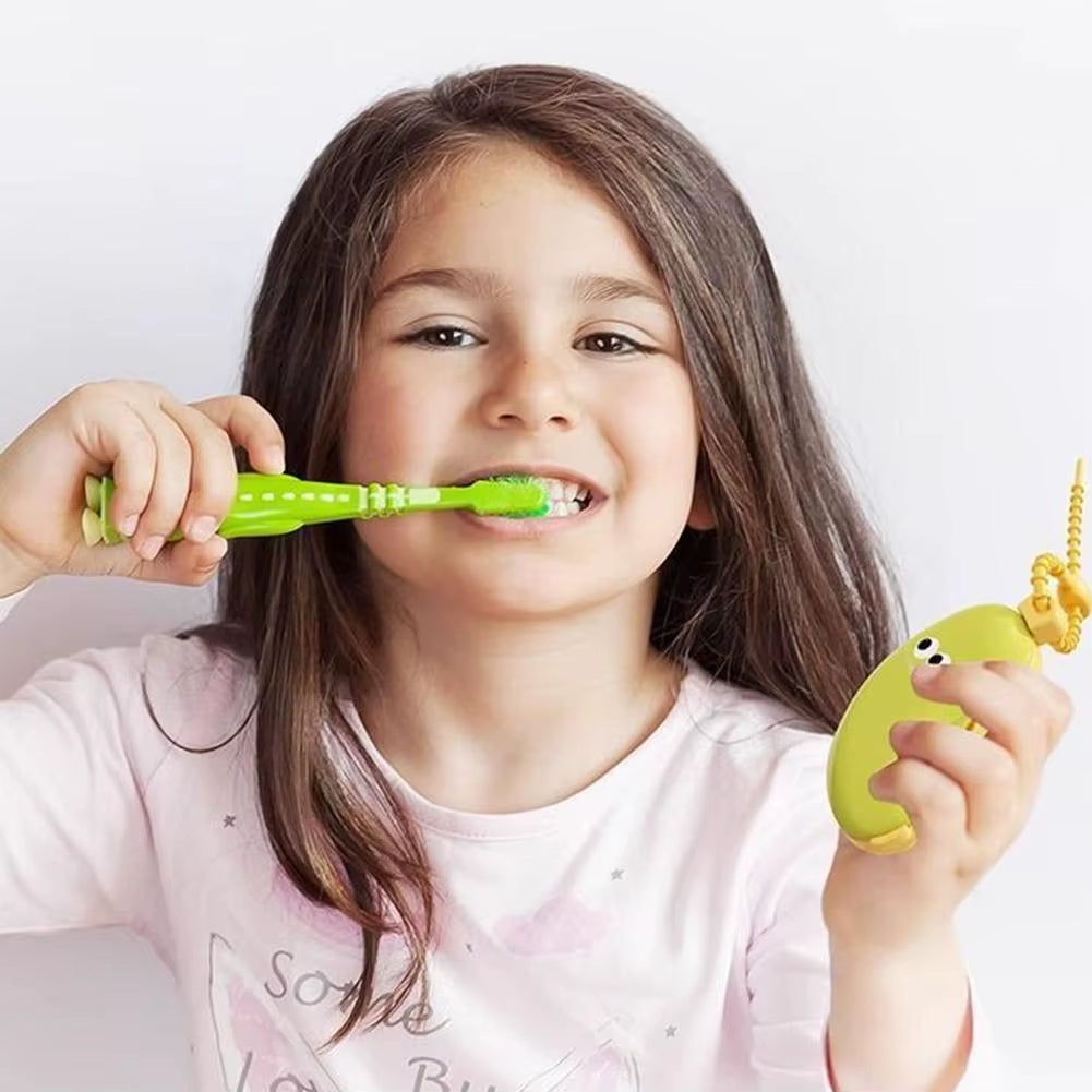 Portable Toothbrush Holder - Essential Travel Toothbrush Protective Cap with Cute Banana Design for Hiking and Camping, ABS Dust Cap Case