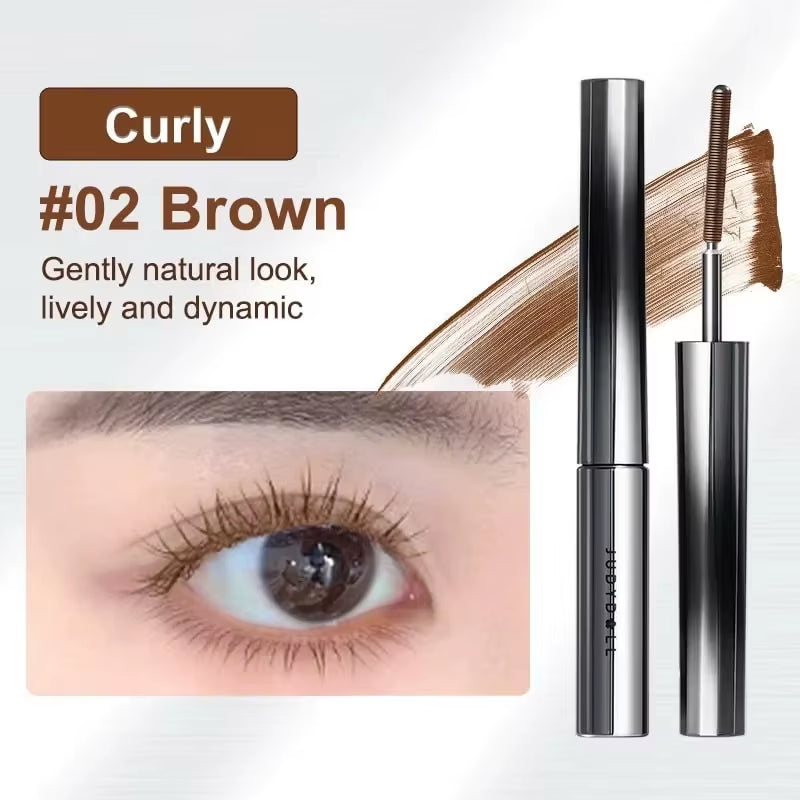 3D Curling Eyelash Mascara - Black & Brown, Lengthening, Waterproof, Smudge-Proof Formula