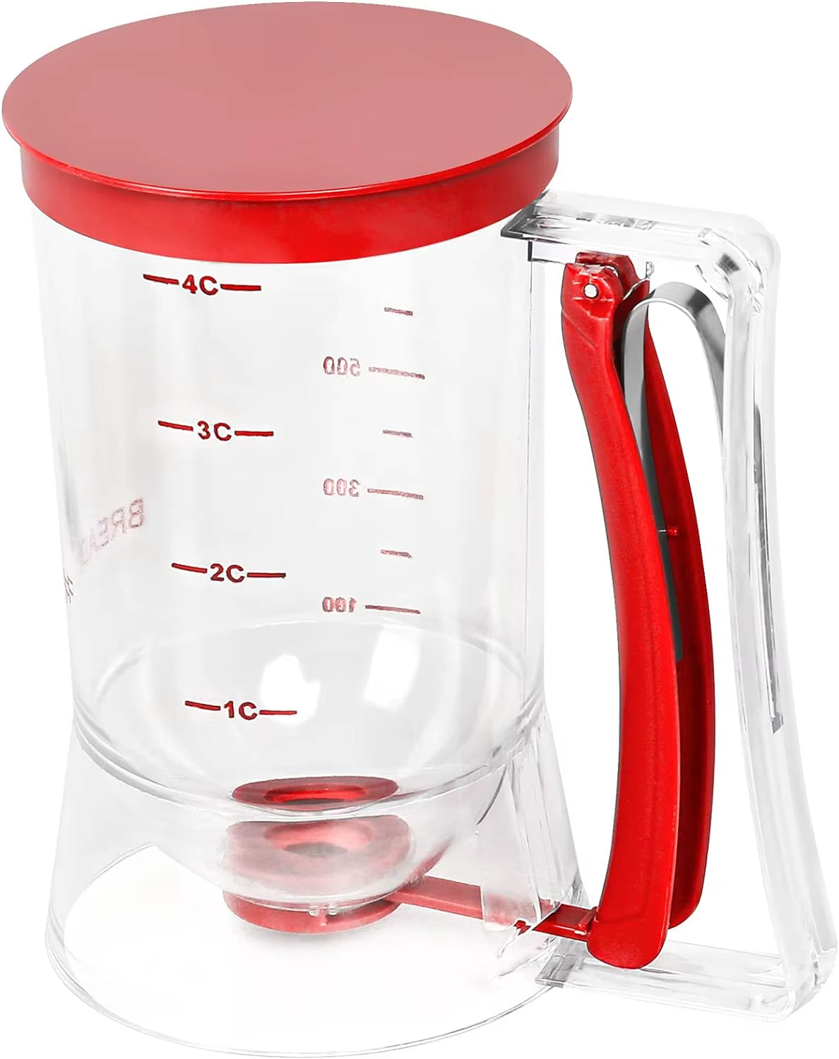 Batter Separator and Dispenser for Cupcakes, Pancakes, Cookies, Cakes, Waffles, and Cream - Professional Measuring Cup for Kitchen Baking Tools