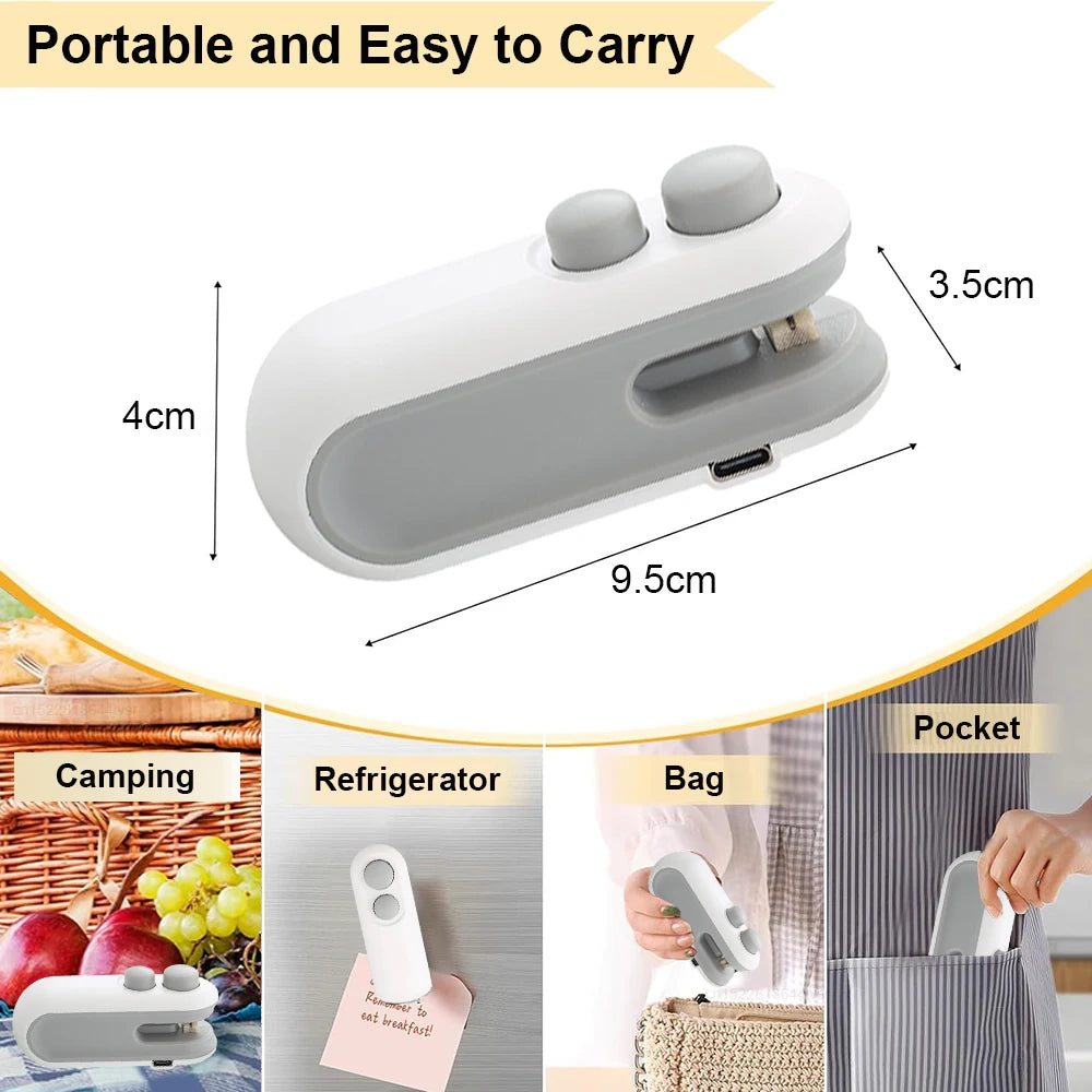 Handheld Mini Heat Bag Sealing Machine for Food Packaging and Plastic Bags