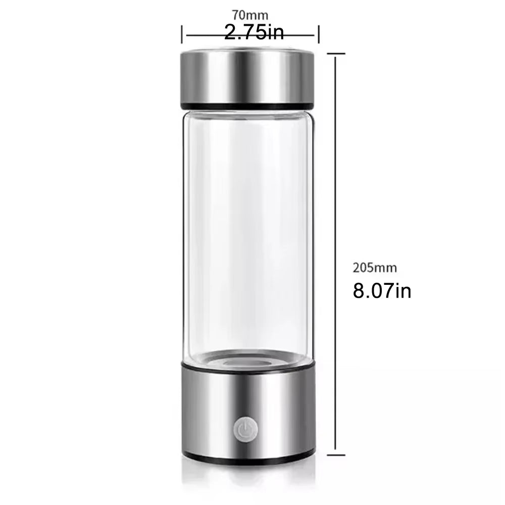 450ml Portable Hydrogen Water Generator with 3-Minute High Concentration Mode