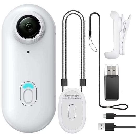 4K Mini Wearable Action Camera with Waterproof Case and WiFi for Cycling Vlogs