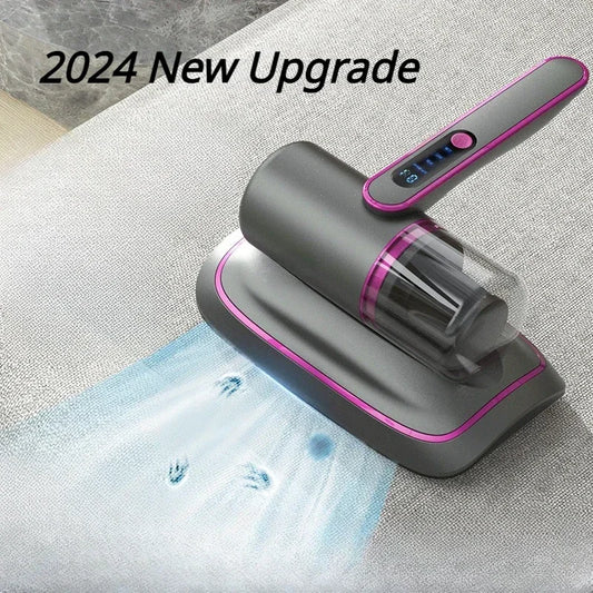 2024 High-Power Handheld Mite Removal Vacuum Cleaner - 12000PA for Mattresses, Sofas, and Beds with Easy Detachable Filter