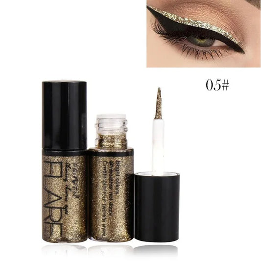 Professional Waterproof Liquid Eyeliner Pen - Fast Drying Black Double-Ended Cosmetic Eyeliner